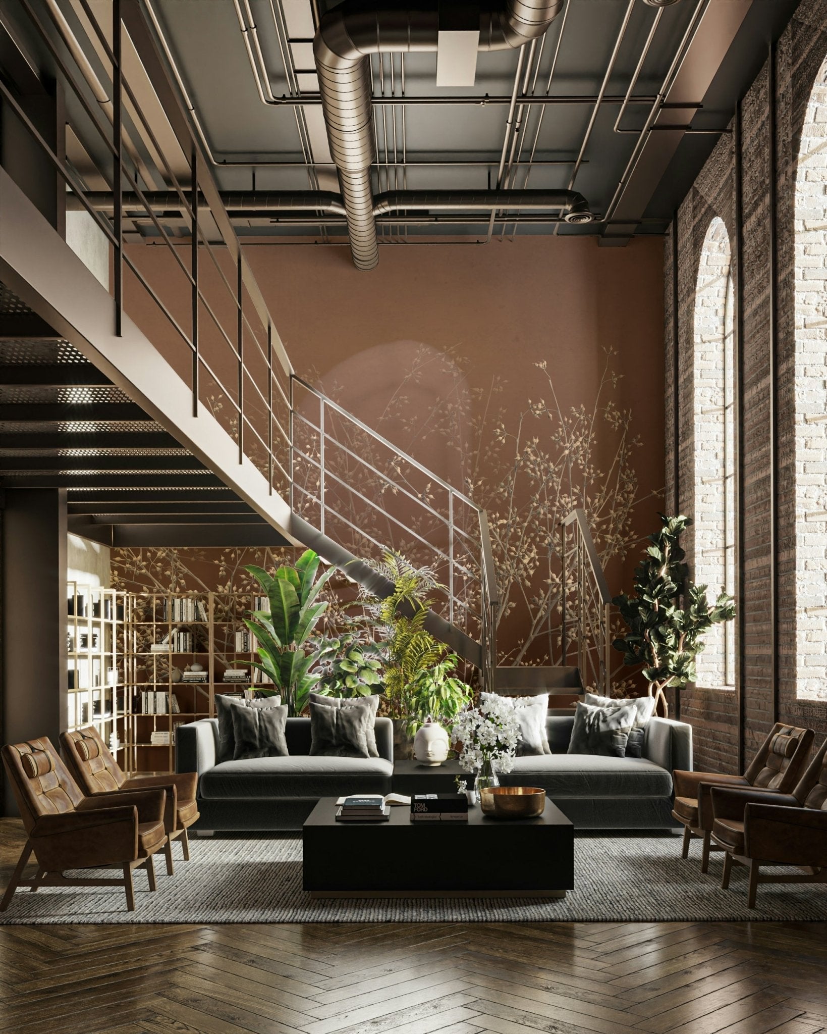 The branches are thin and have a delicate, graceful feel.

