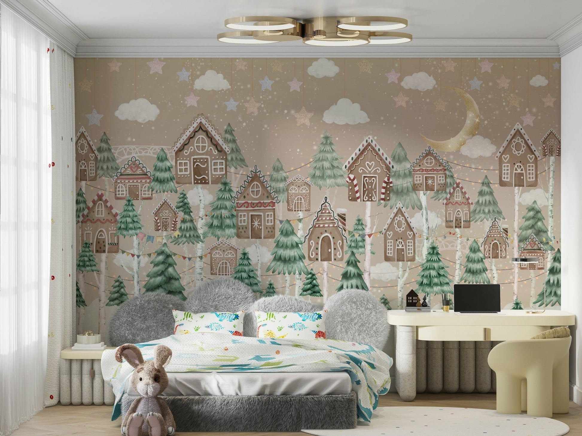 The overall mood is peaceful and calm.

