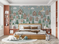 The colors are soft and muted, with whites, grays, and dark blues. GD4087
 
