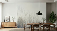 A beautiful subtle abstract wallpaper mural with a winter or frost effect.