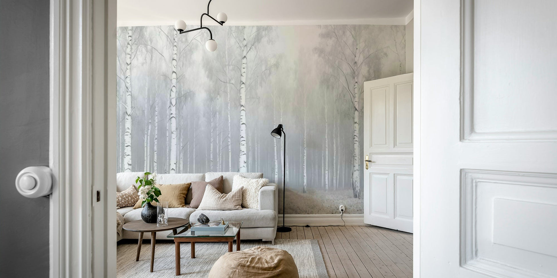 The trees are a central focus of the image.

