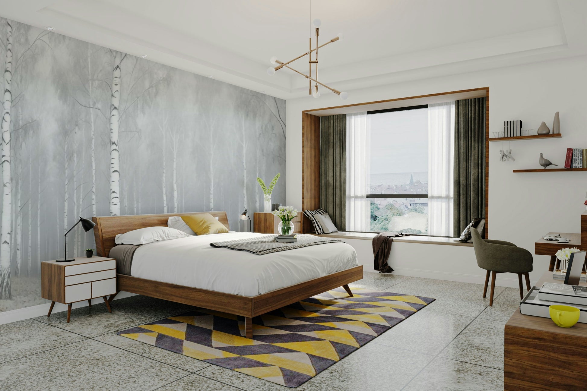 The image has a soft, painted look.
