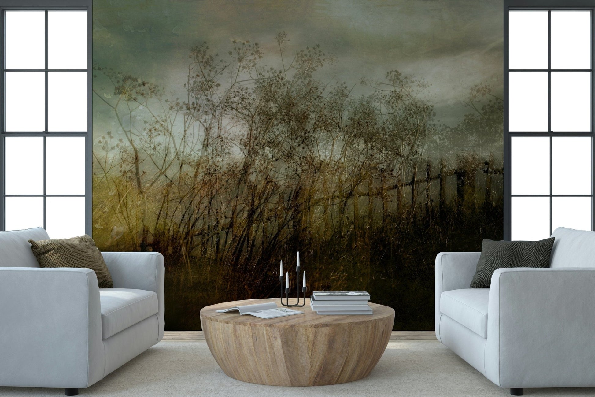 A serene abstract texture wall mural for your decor., GD5597