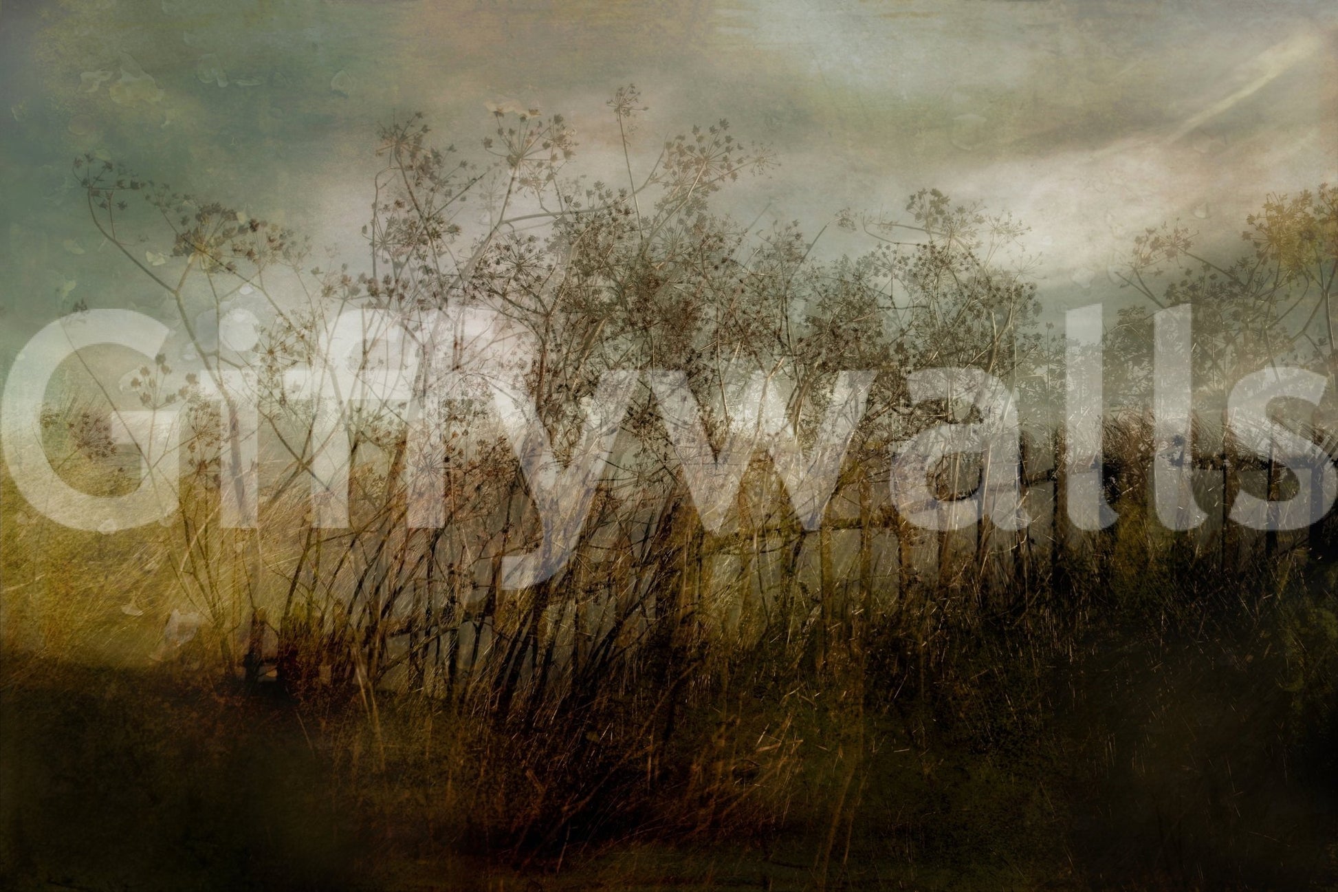 A high-quality minimalist wall mural for walls., GD5597