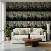 Natural light on the draped Wisteria Cascade background.