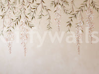 Captures the essence of blooming wisteria.
