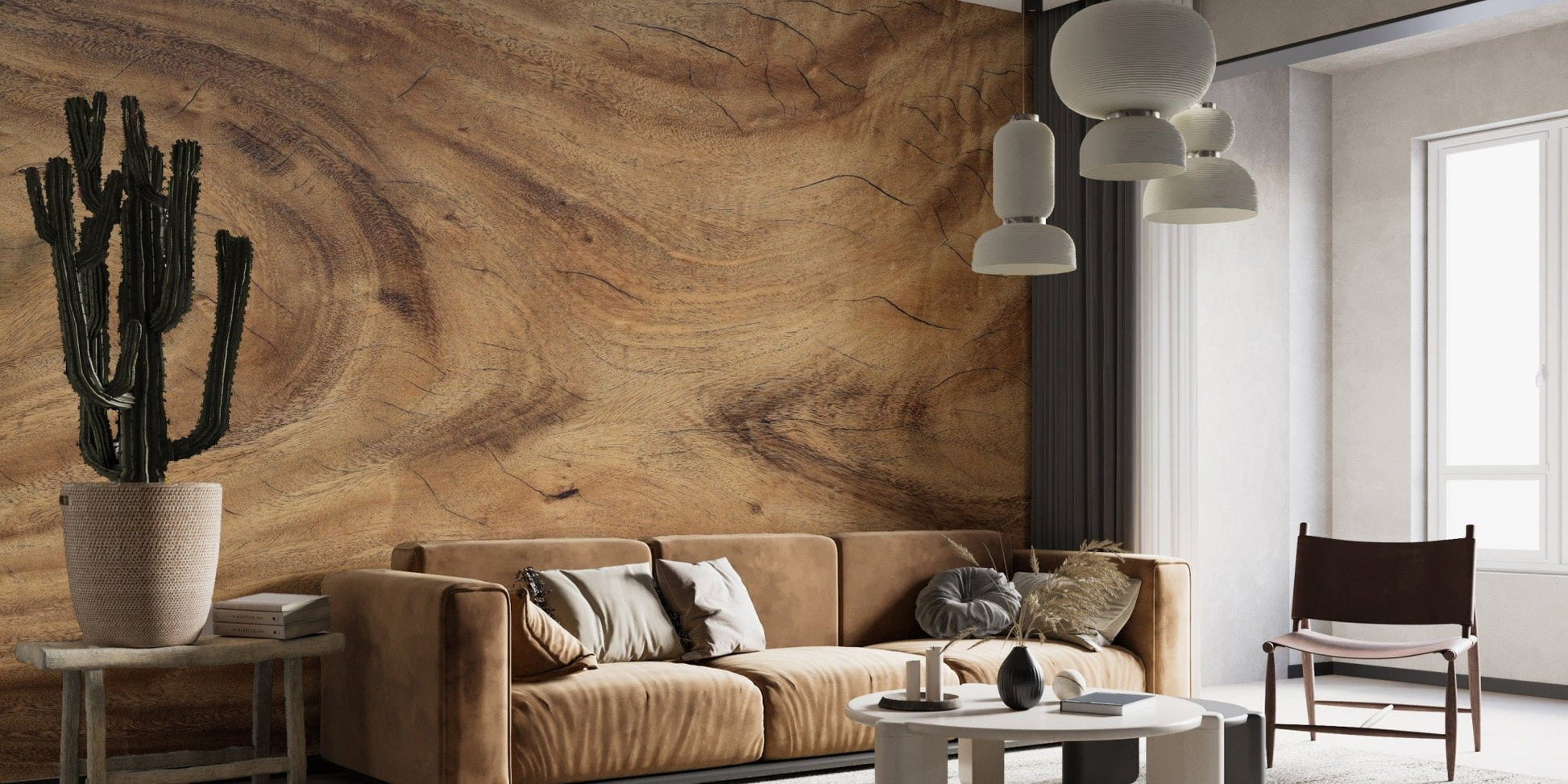 Wood Effect Wallpaper Mural - Giffywalls
