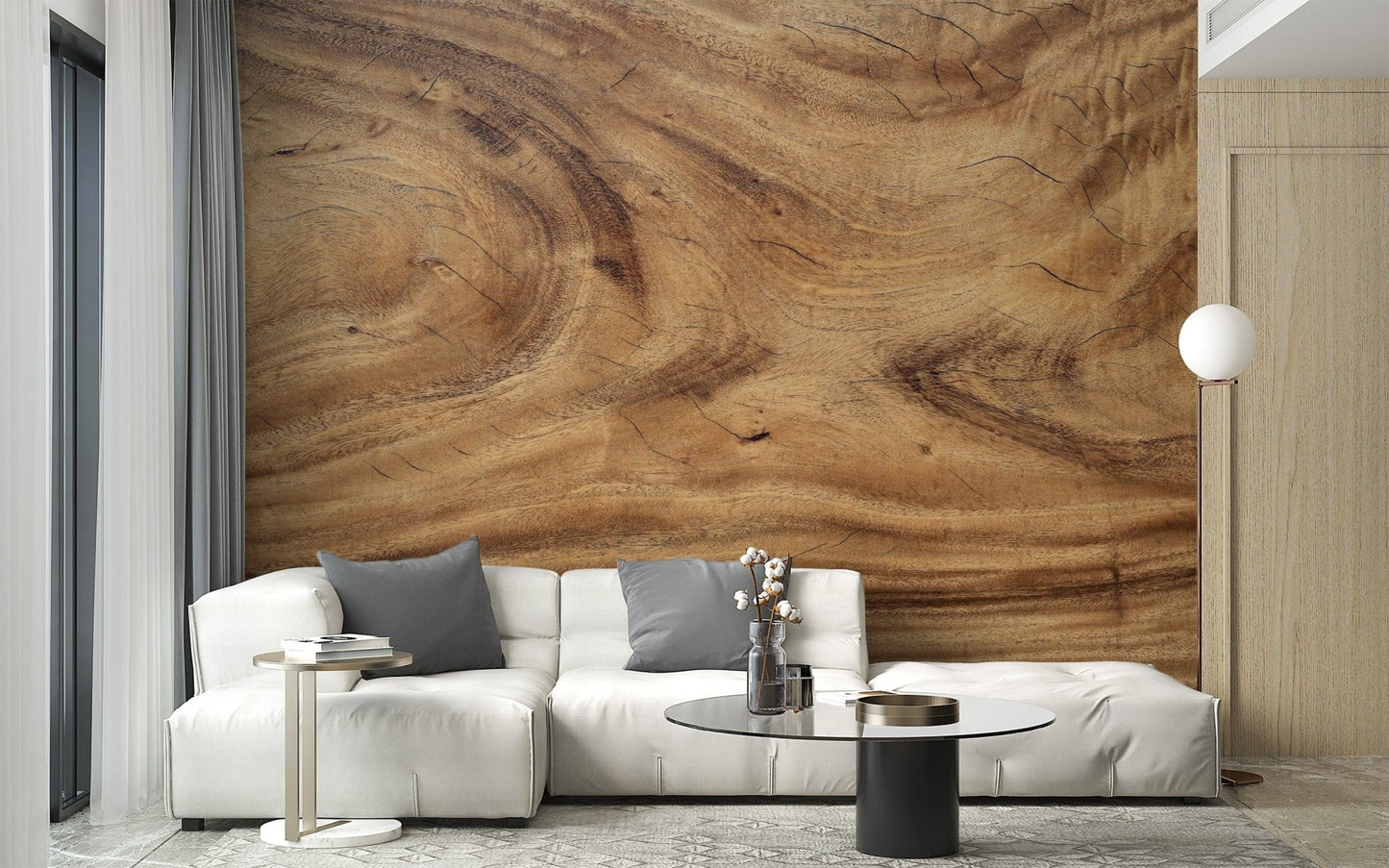 Wood Effect Wallpaper Mural - Giffywalls
