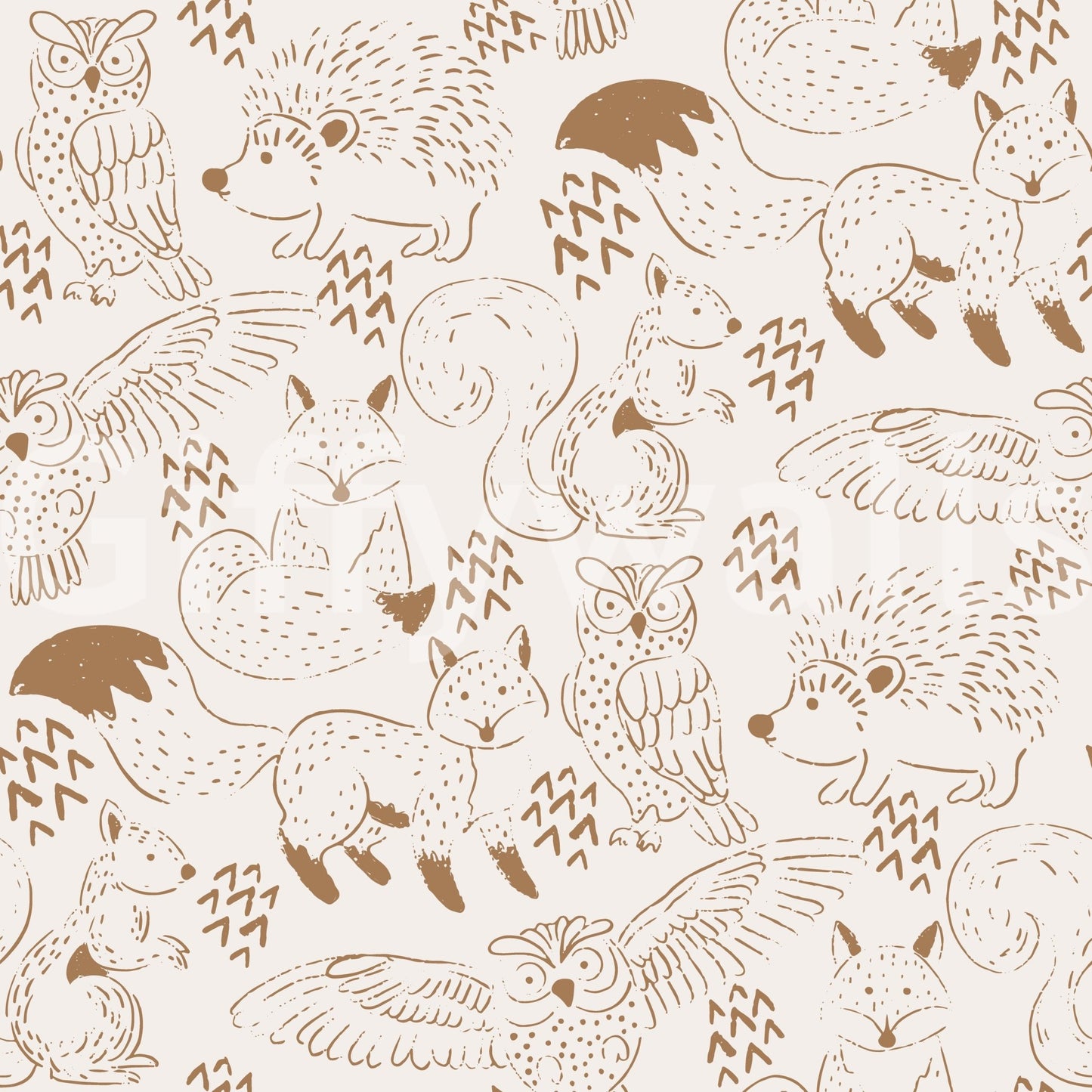 Subtle nature wallpaper mural
