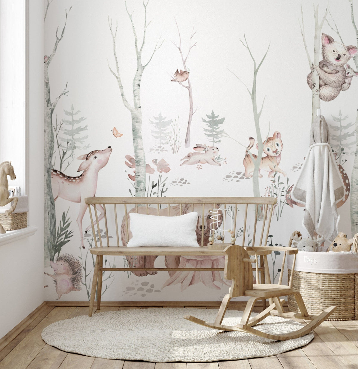 Shop for Woodland Animals Nursery Wallpaper Mural
