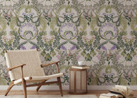 Enchanted Forest Fauna wallpaper with magical woodland design.