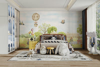 High-resolution image of a whimsical forest.


