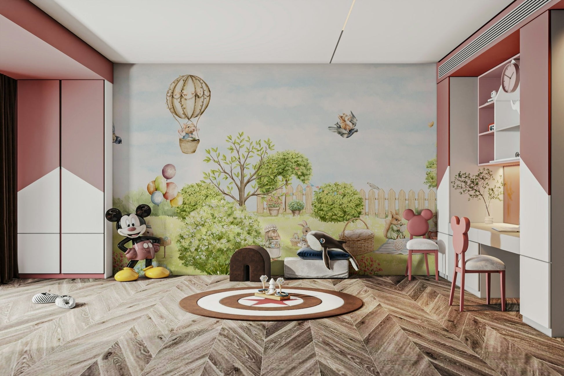 Ideal for a child's bedroom, playroom, or nursery.

