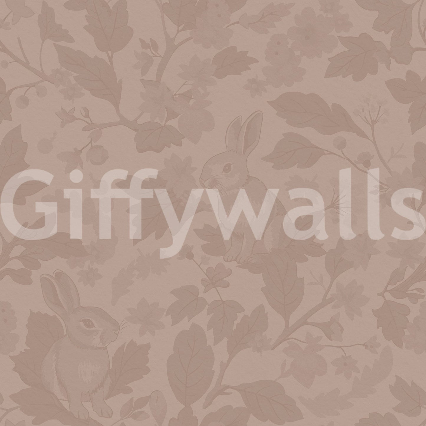 Woodland Garden – Solid Vintage Blush Wallpaper⁠