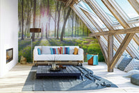 Warm, ethereal light.

