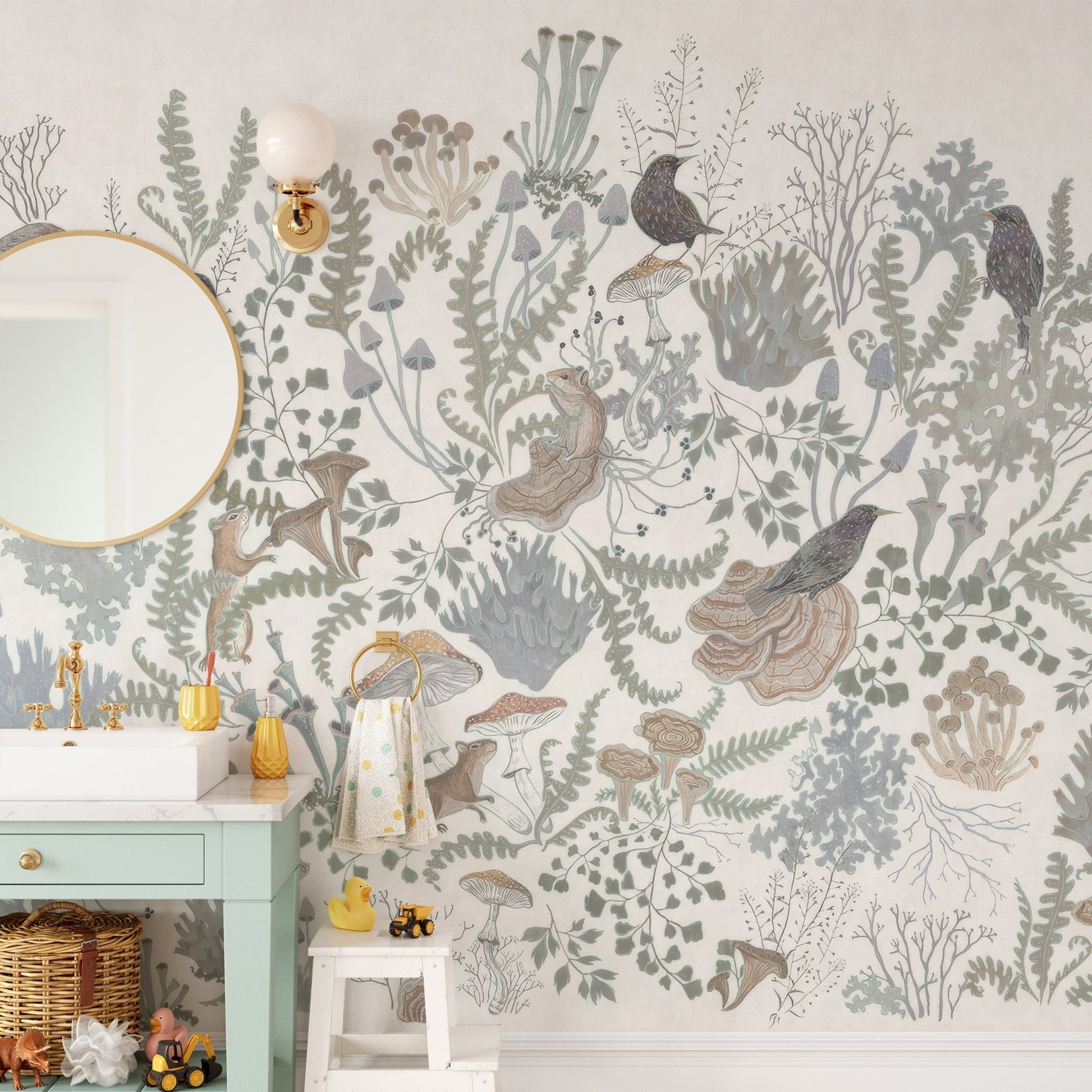Woodland Harmony Fresco Wallpaper Mural C248