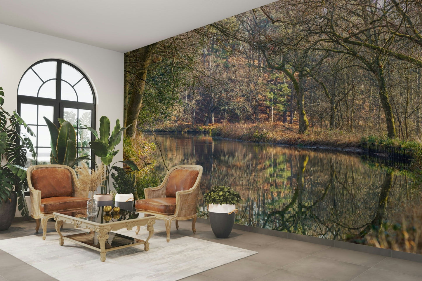 Inviting and calming aesthetic.

