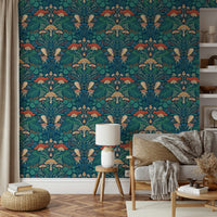 It gives a feeling of cozy comfort and inviting wonder.
