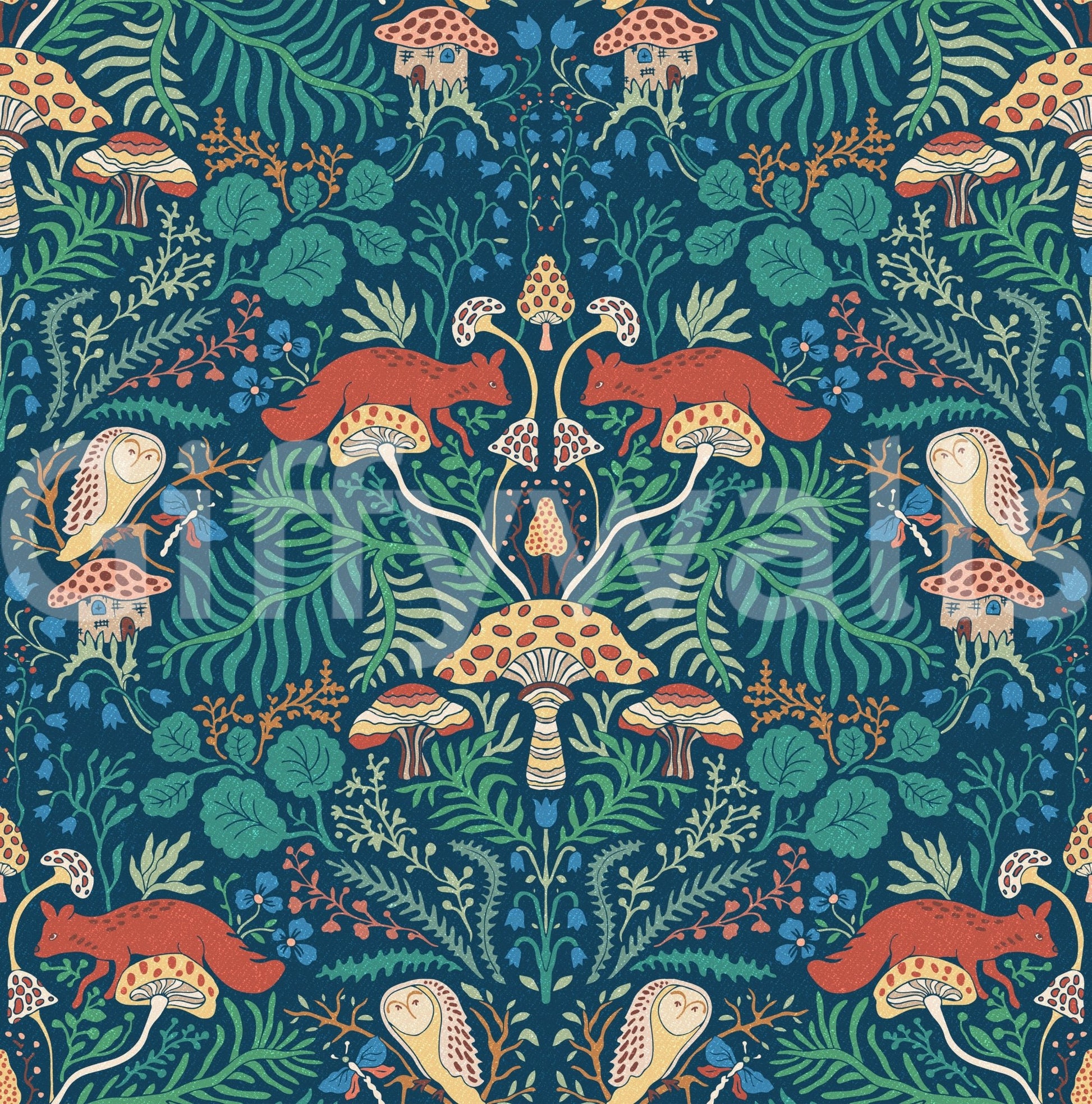 Captures the essence of the hidden beauty of the forest.
