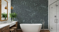 Backdrop showcasing the whimsical Woodland Slumber Wall Mural