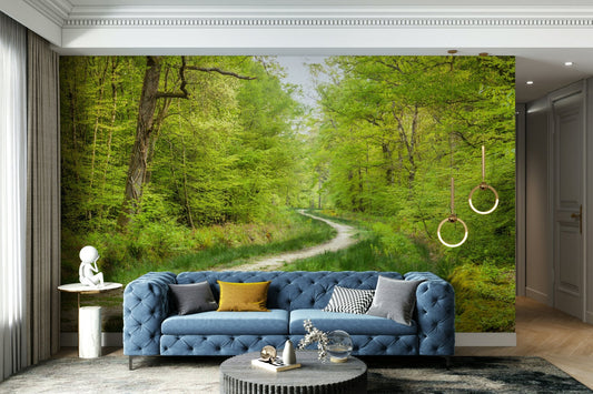 Woodland Wanderlust wall mural design

