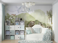 Focus on friendly animals and dreamlike natural elements.

