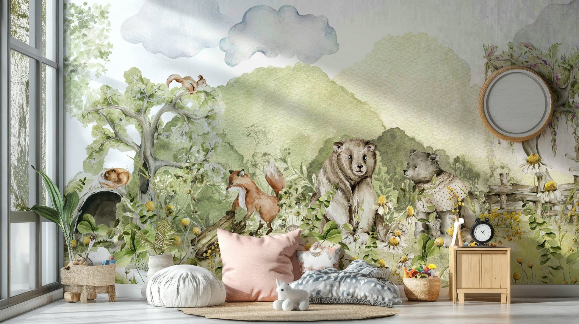 Ideal for a child's bedroom, playroom, or nursery.

