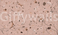 Peel and stick wallpaper design called Woodland Whisper Wall Mural.