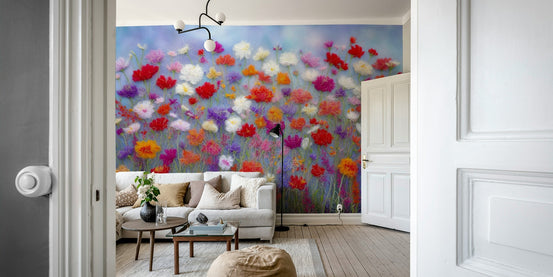 Wool Floral Fantasy Wall Mural, GD2443