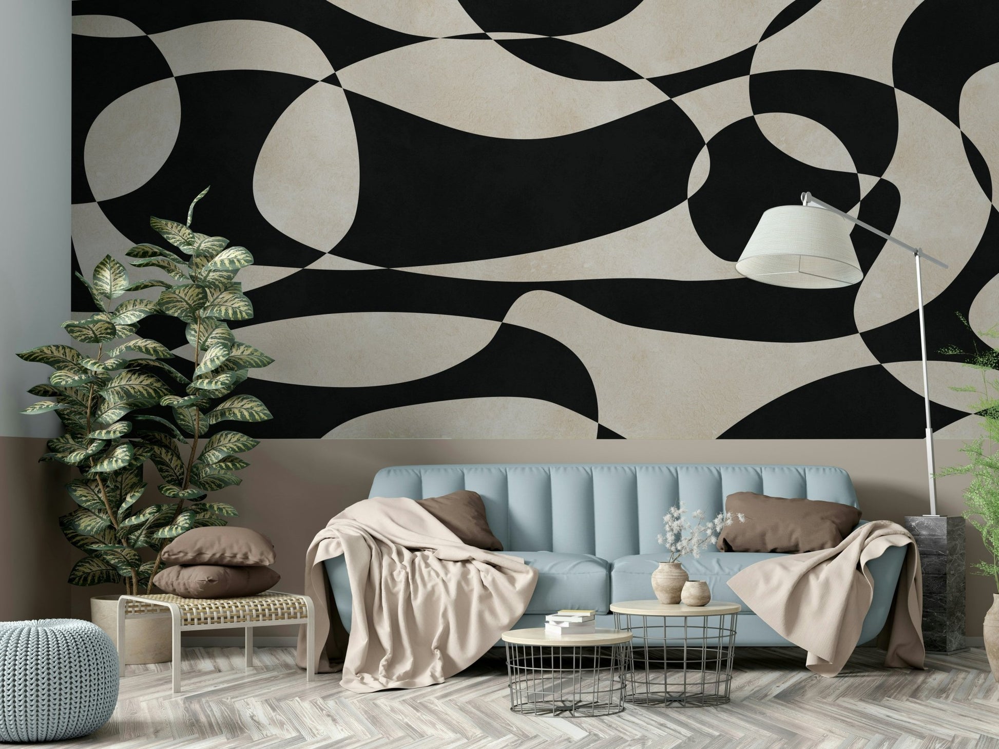 The composition is balanced and uncluttered.

