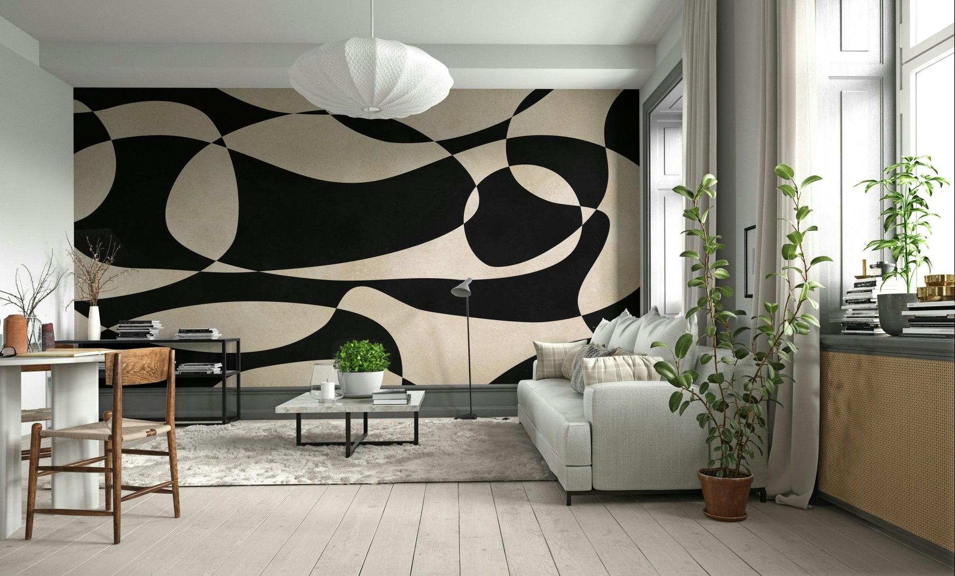 The overall mood is quiet and serene.

