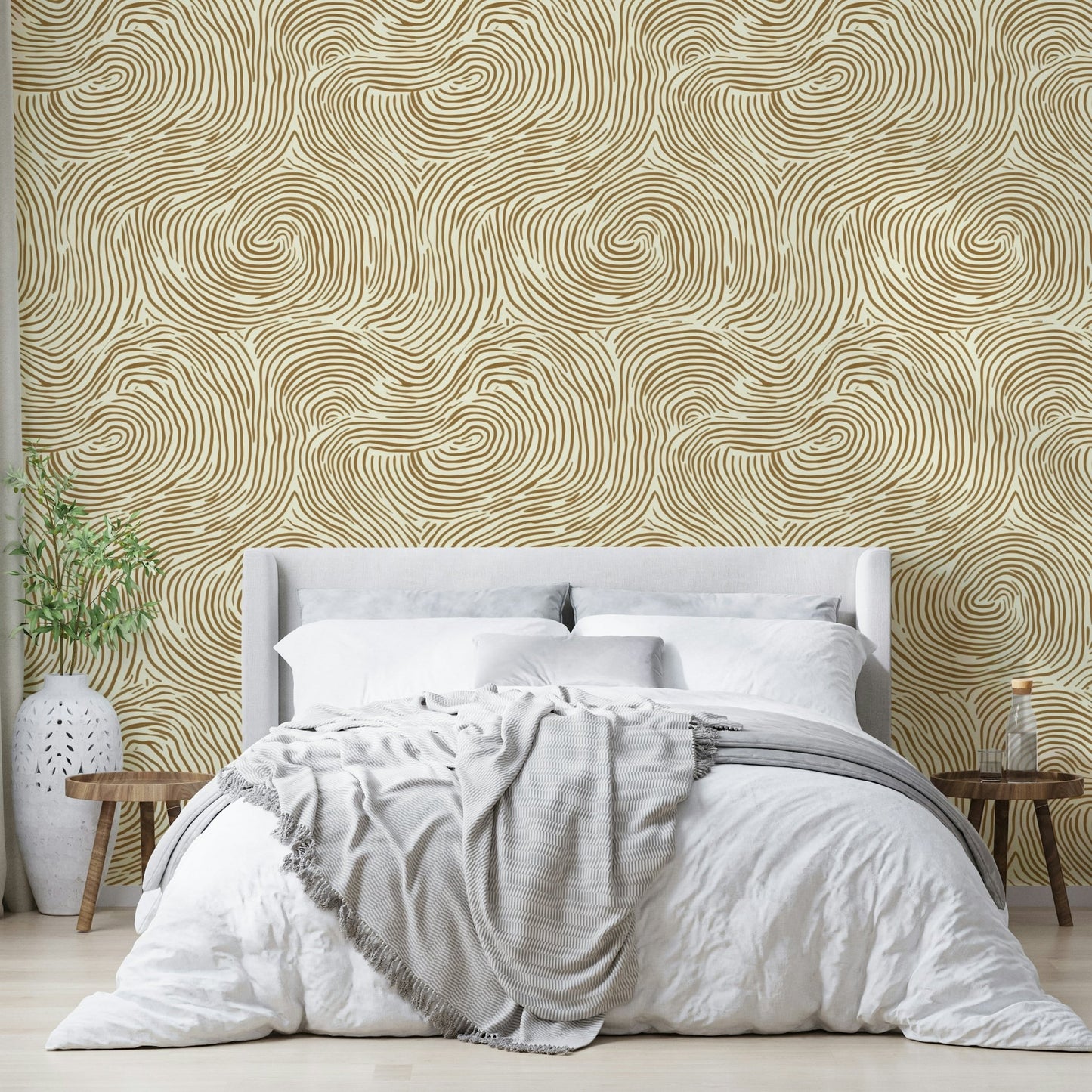 Woven Identity wallpaper with artistic patterns

