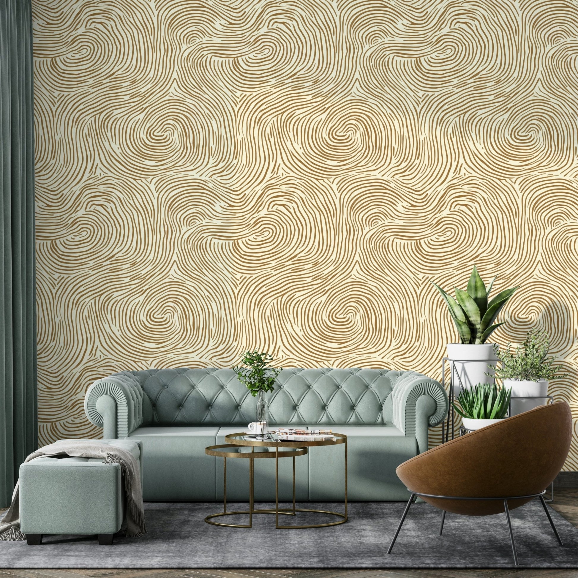 Contemporary woven identity wallpaper for modern interiors


