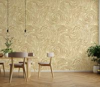 Textured woven wallpaper for a cozy modern vibe


