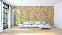 Watercolor leaves wallpaper for home
