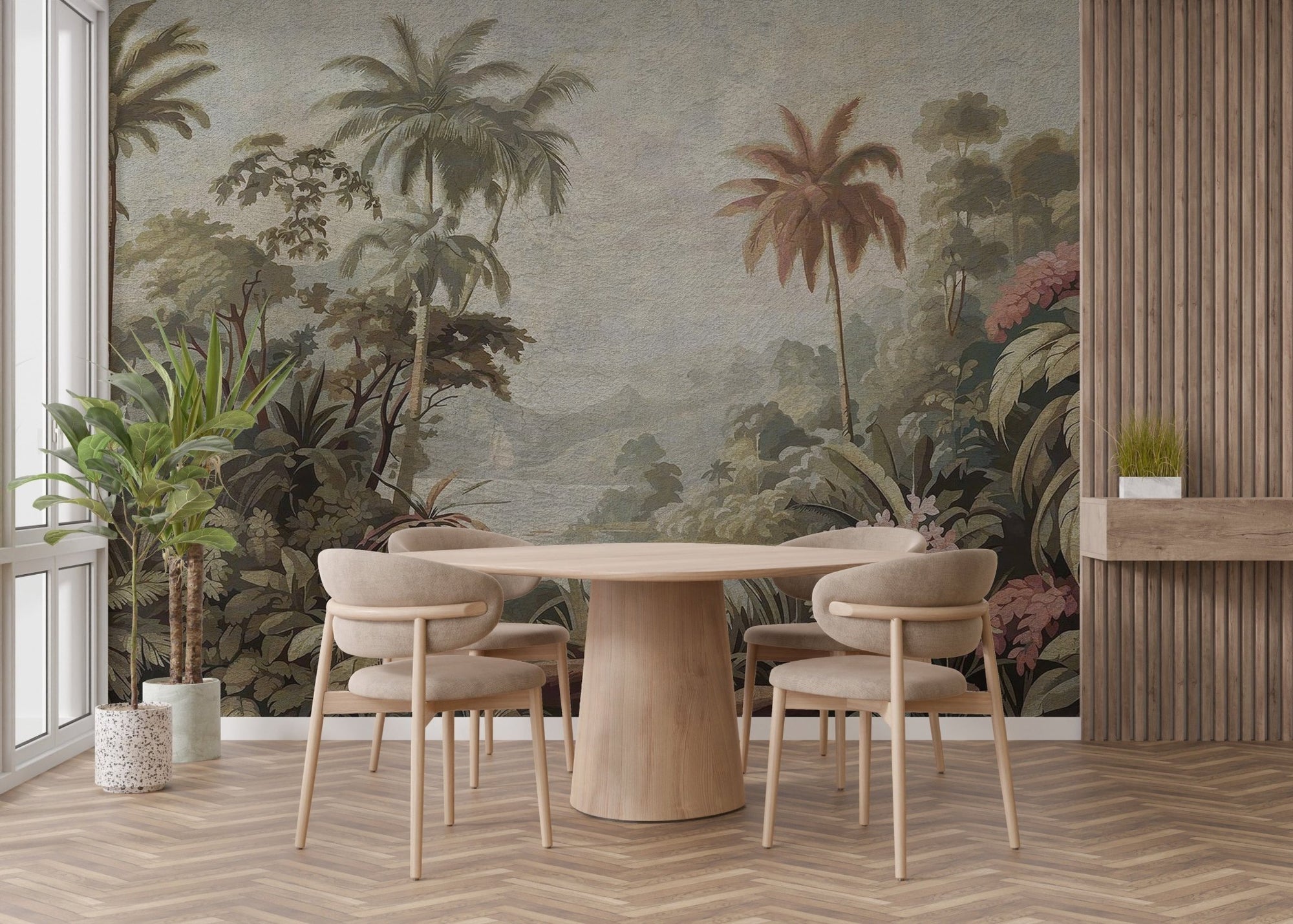 Yellow sunset sky wallpaper mural design A388
