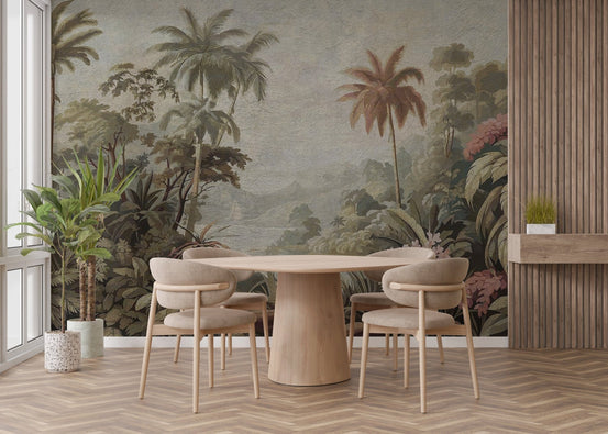Yellow sunset sky wallpaper mural design A388
