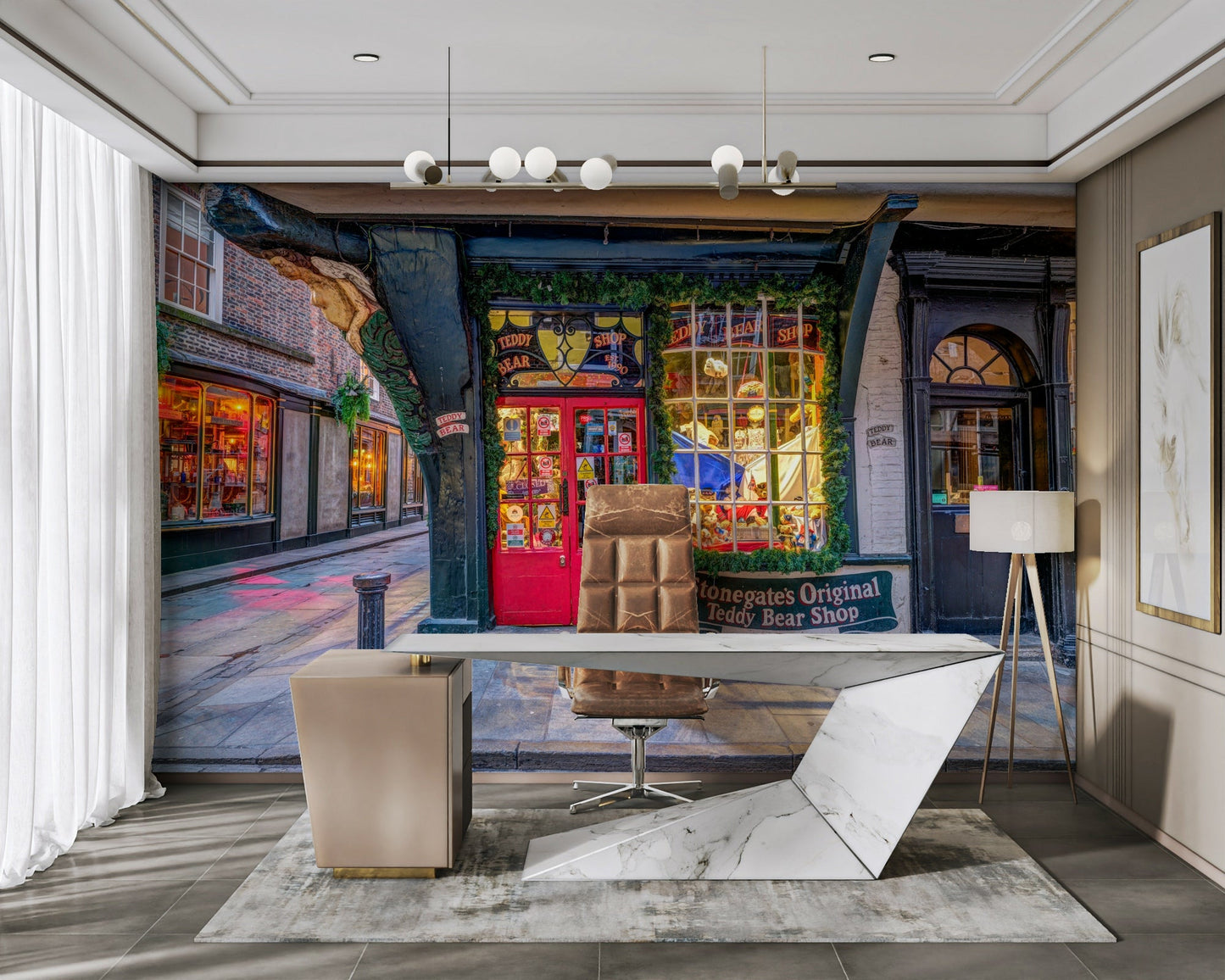 Picture of York Shopfront Charm Wall Mural
