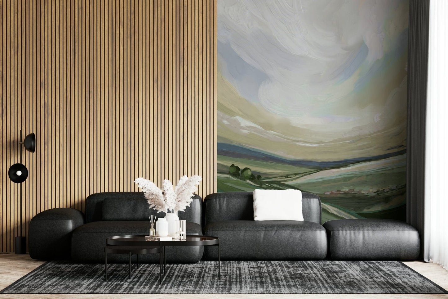 Yorkshire Landscape Oils Wall Mural in a large scale format wallpaper mural