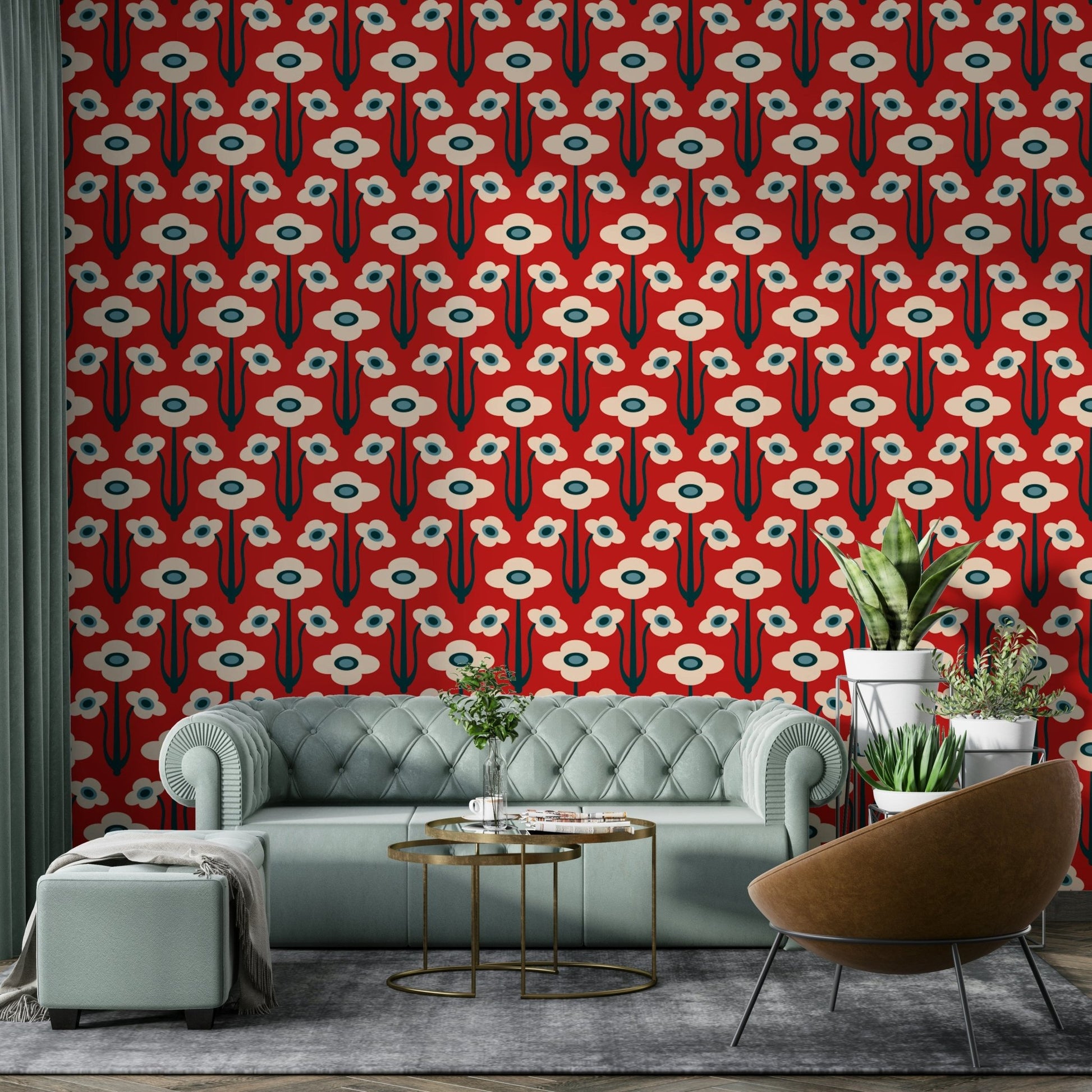Bold colors with charming contrast.

