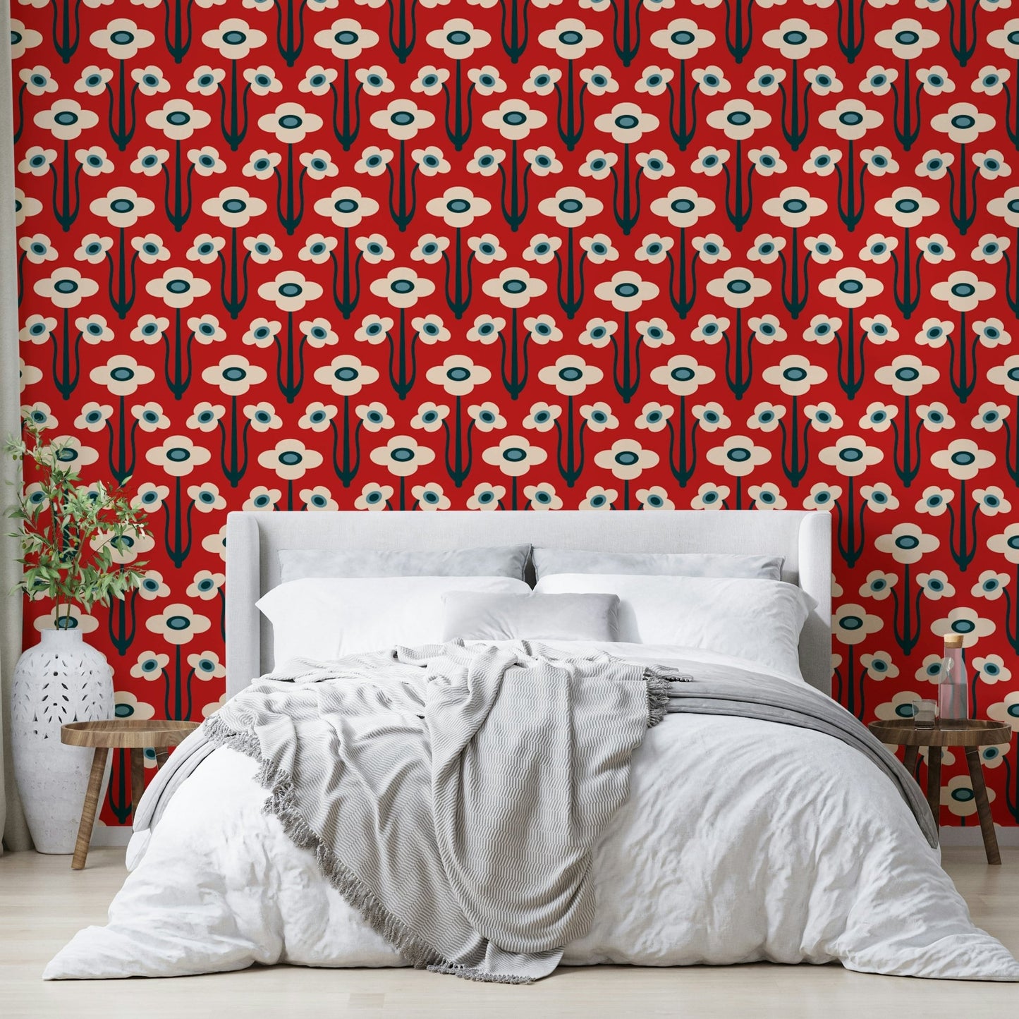Seamless pattern for wall application.

