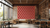 Scandi retro style.

