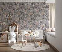 Bohemian wall covering featuring natural stone hues., GD8416