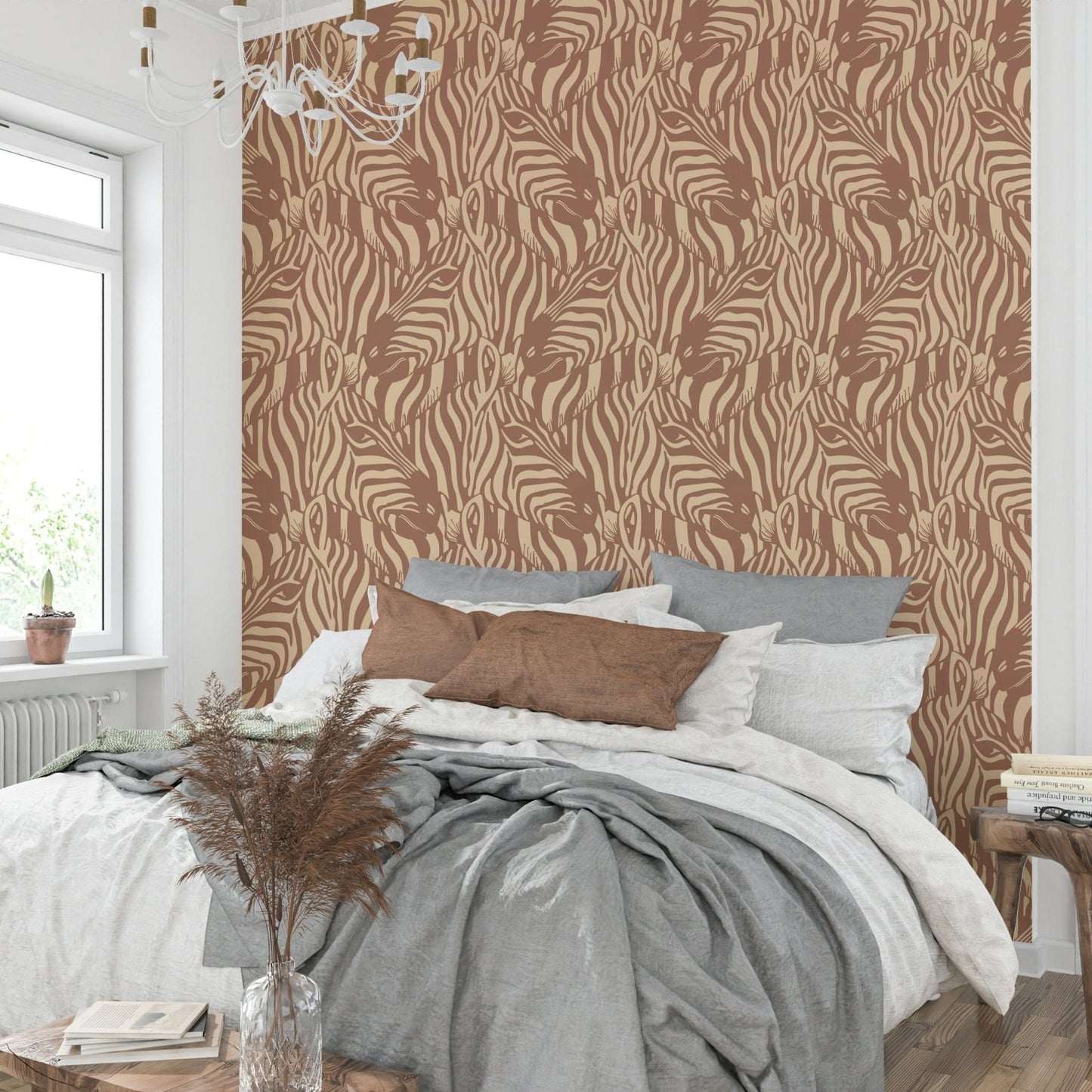 The image shows a peaceful, natural scene with a striped pattern. GD3558

