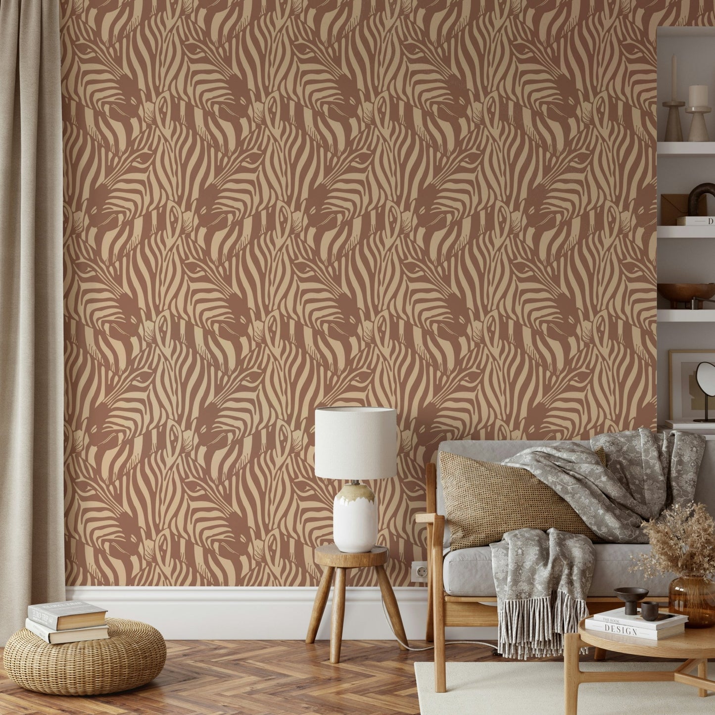 The zebra shapes are a central focus of the image. GD3558
 

