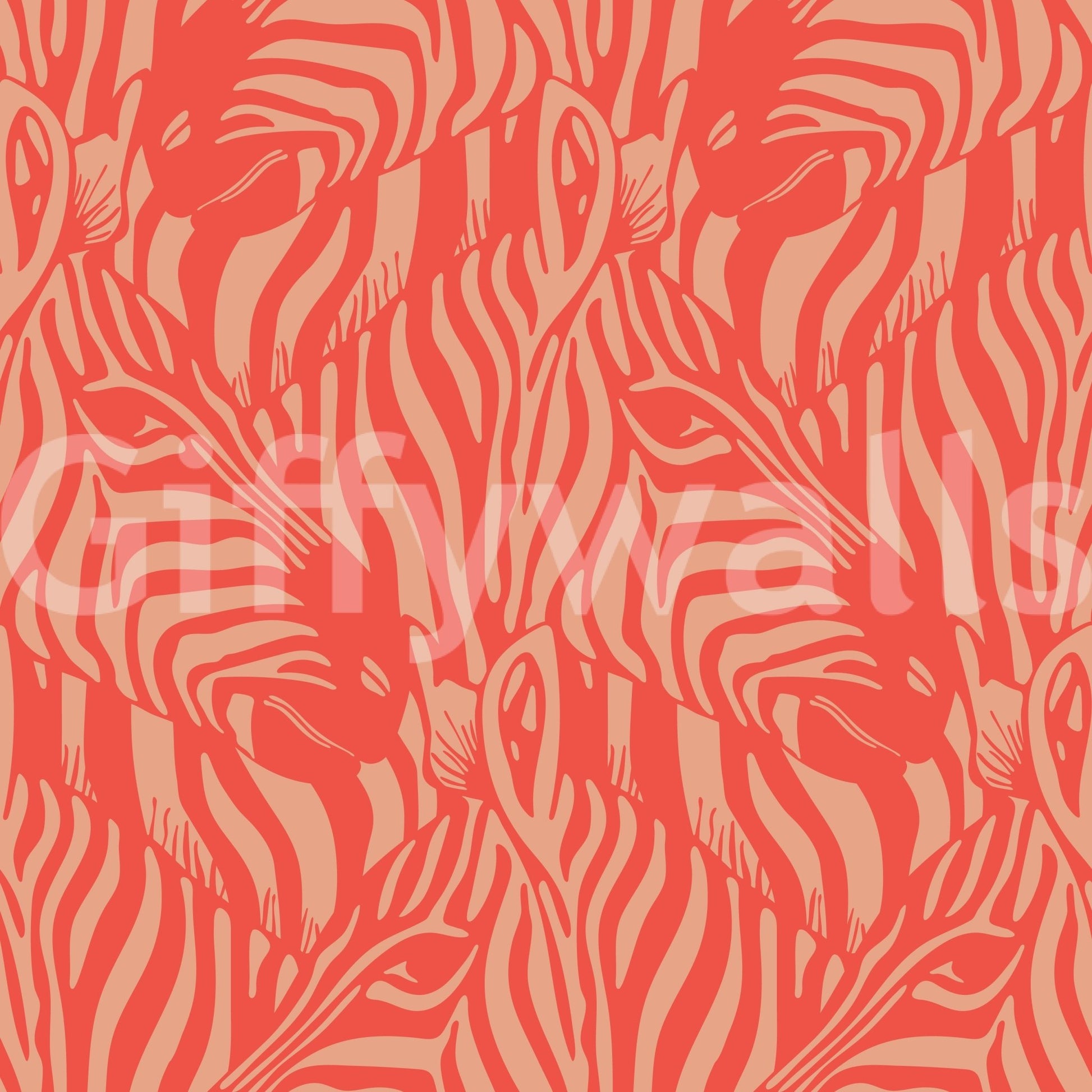 The design is non-realistic and interpretive.

