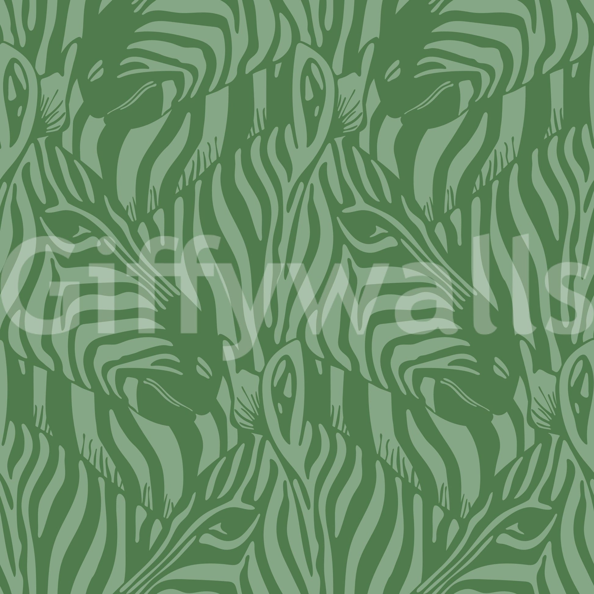 The design is non-realistic and interpretive.

