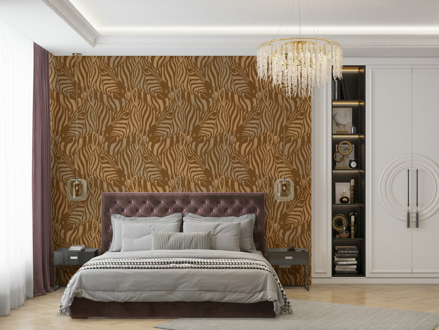 The composition is abstract and flowing.

