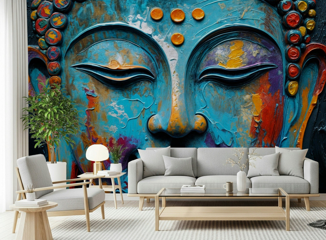 Zenith Buddha Wall Mural