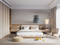 Zen Garden Stones Balance Wall Mural - Giffywalls, B369